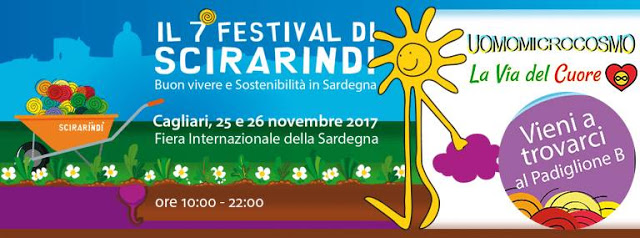 Festival Scirarindi a Cagliari.
Buon vivere e sostenibilità in Sardegna