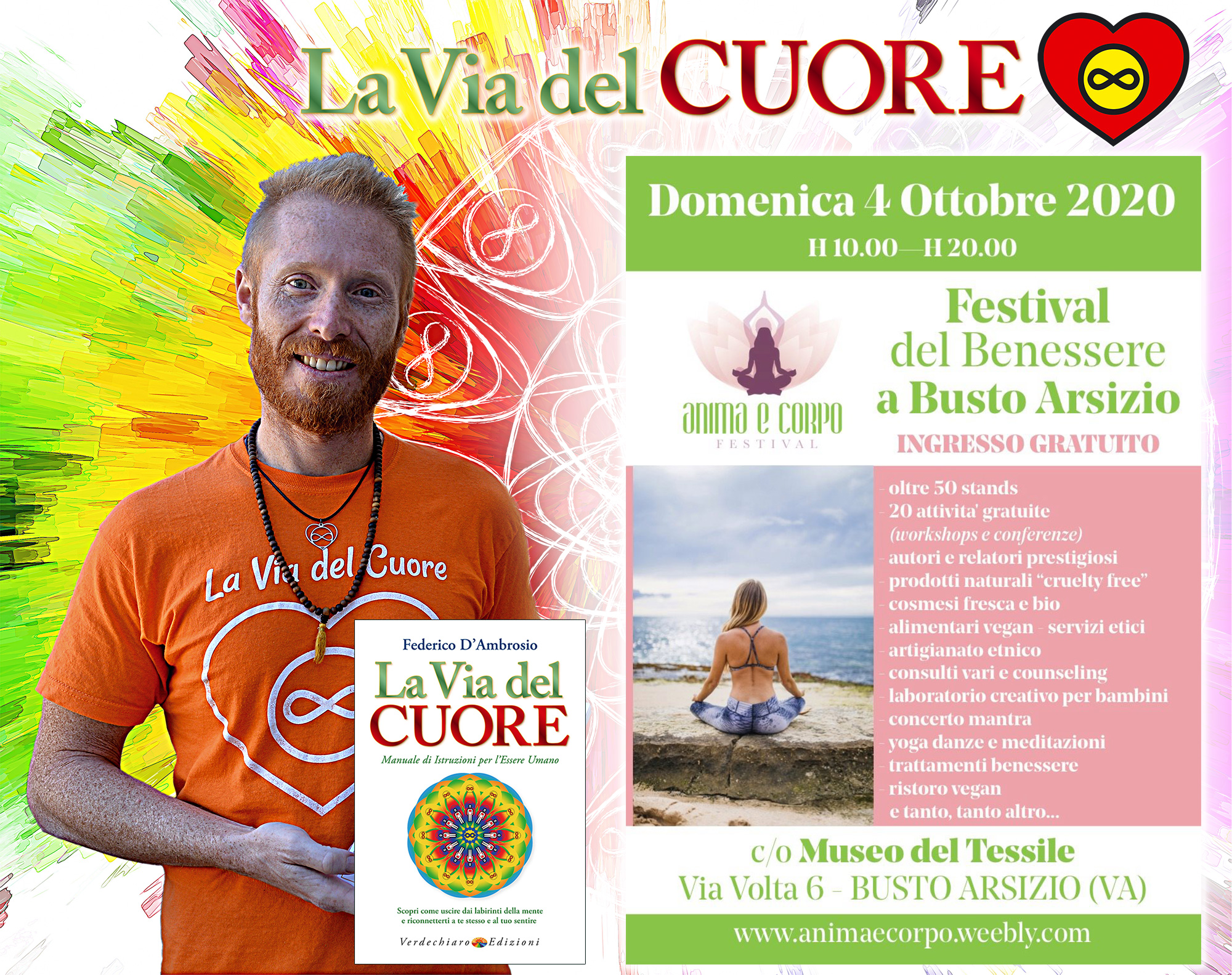 La Via del Cuore Anima e Corpo Festival Fiera Benessere Busto Arsizio